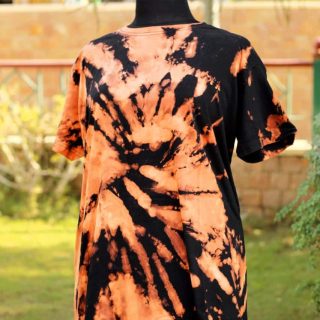 Tie dye black t-shirt