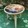 Side table hand painting