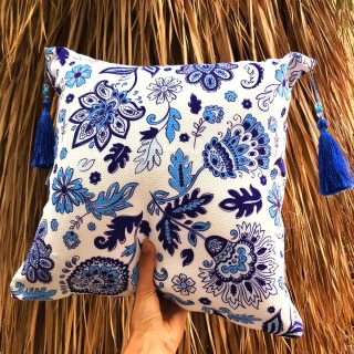 Zan Design Textile Jazzy Blues Cushion
