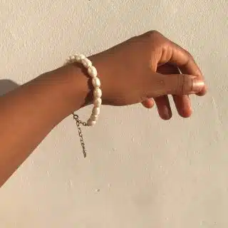 Baroque pearl bracelet