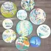 "Colorful Sea Shell" Wall Plates Collection