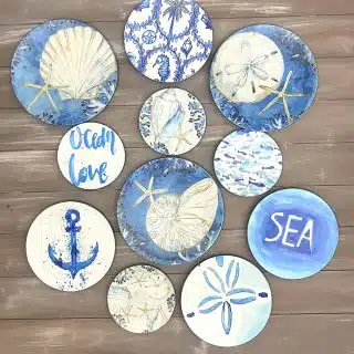 "Ocean Sea Shells" Wall Plates Collection