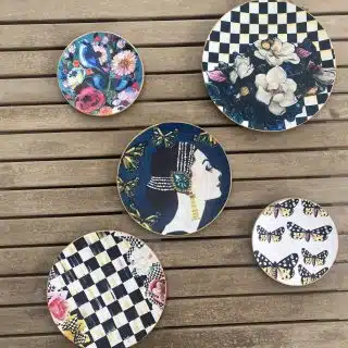 "Coquette" Wall Plates Decor