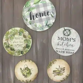 Farmhouse Style Kitchen Wall Plates