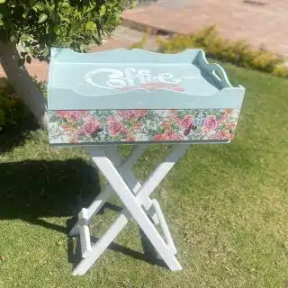 Vintage Blue Fleuri Coffee Corner