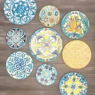 "Amalfi Tiles" Wall Plates Collection