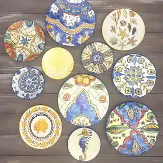 "Mediterranean Breeze" Wall Plates Collection