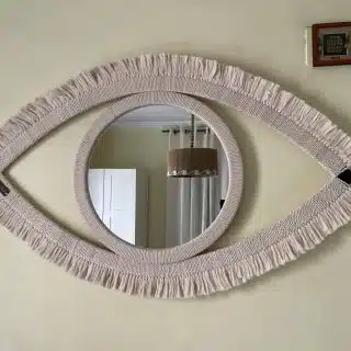 Macrame mirror