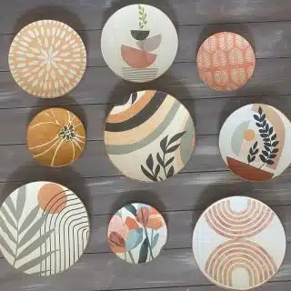 Boho Wall Decoration Plates