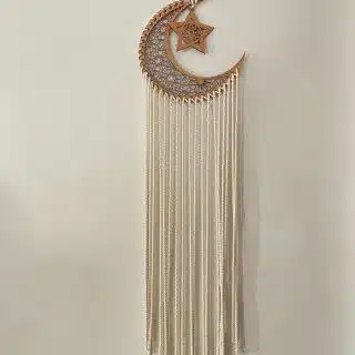 Ramadan macrame wall hanging