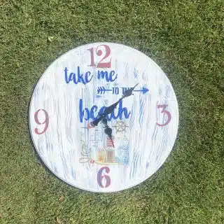 Summer Wall Clock