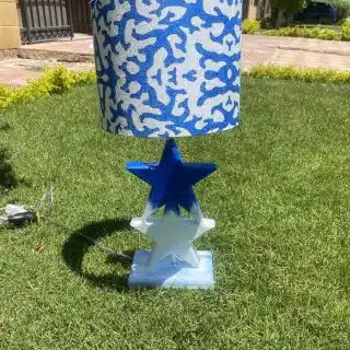 Blue Corals Side Lamp