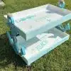Turquoise Anchor Large Tray