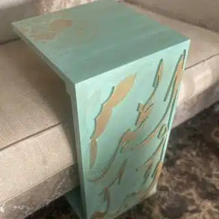 ٍSide Sofa Table Mint Green x Gold