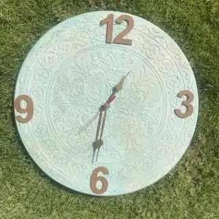 Mint Boho Wall Clock