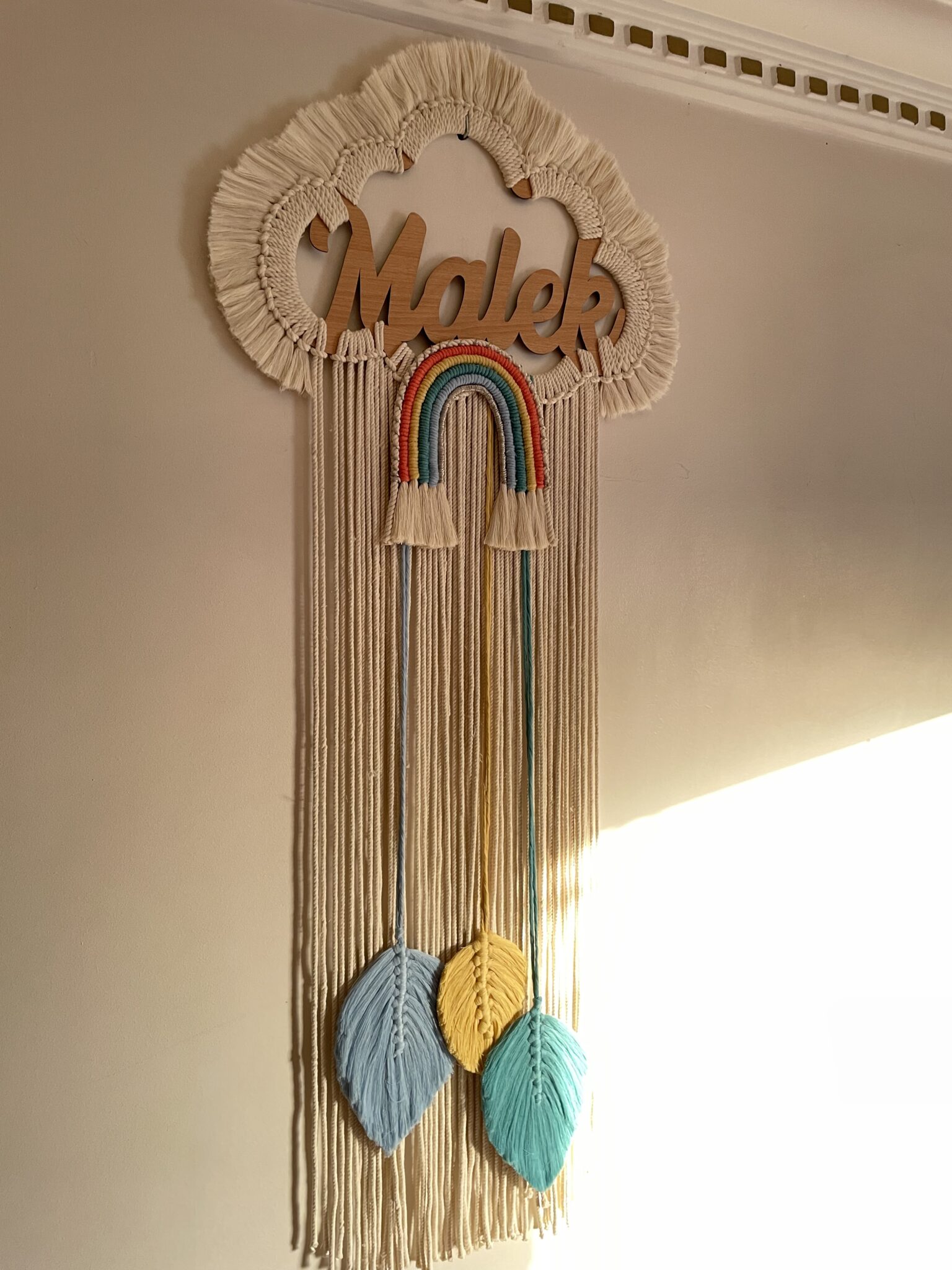 Macrame wall hanging 1 Macrame wall hanging