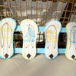 Sea Blue Flip Flop Hanger