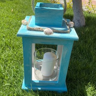 Aqua Summer Lantern