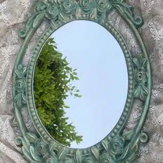 Vintage Green Mirror