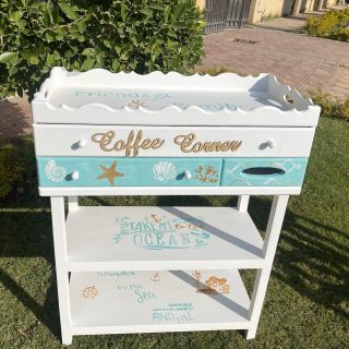 Summer Teal Coffee Corner