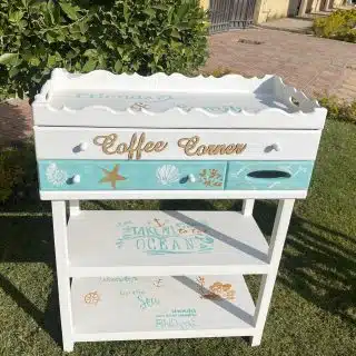 Summer Teal Coffee Corner