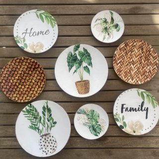 Fresh Breeze Wall Decor Plates