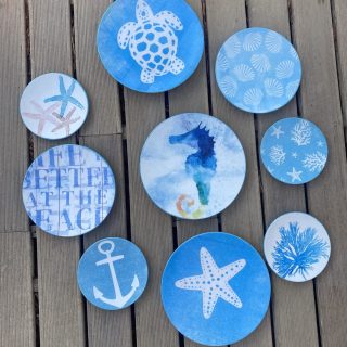 Blue Ocean Wall Plates