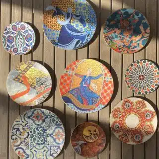 Dervish Calligraphy Wall Decor Set