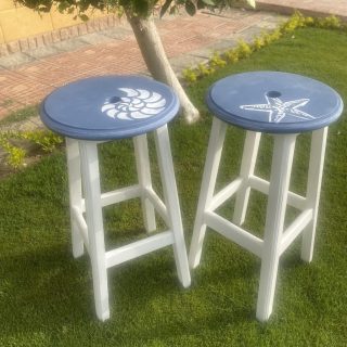 Summer Coastal High Chair