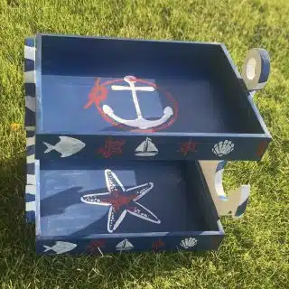 Marine Blue Anchor Tray