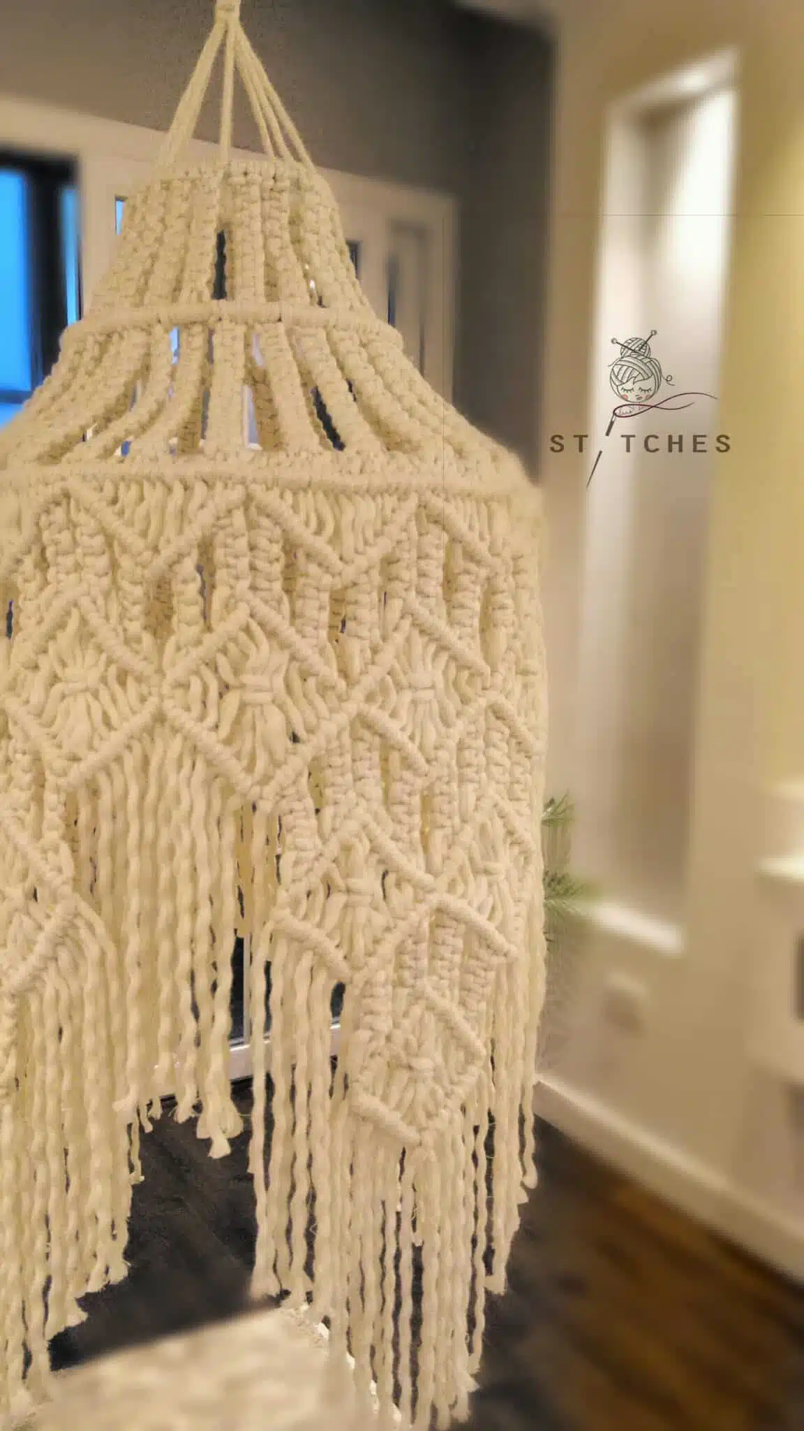 Elegant Macrame Lantern / Chandelier / Ceiling Decoration 8 IMG20190313175803 20190712130518548 scaled