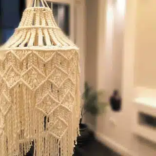 Elegant Macrame Lantern / Chandelier / Ceiling Decoration