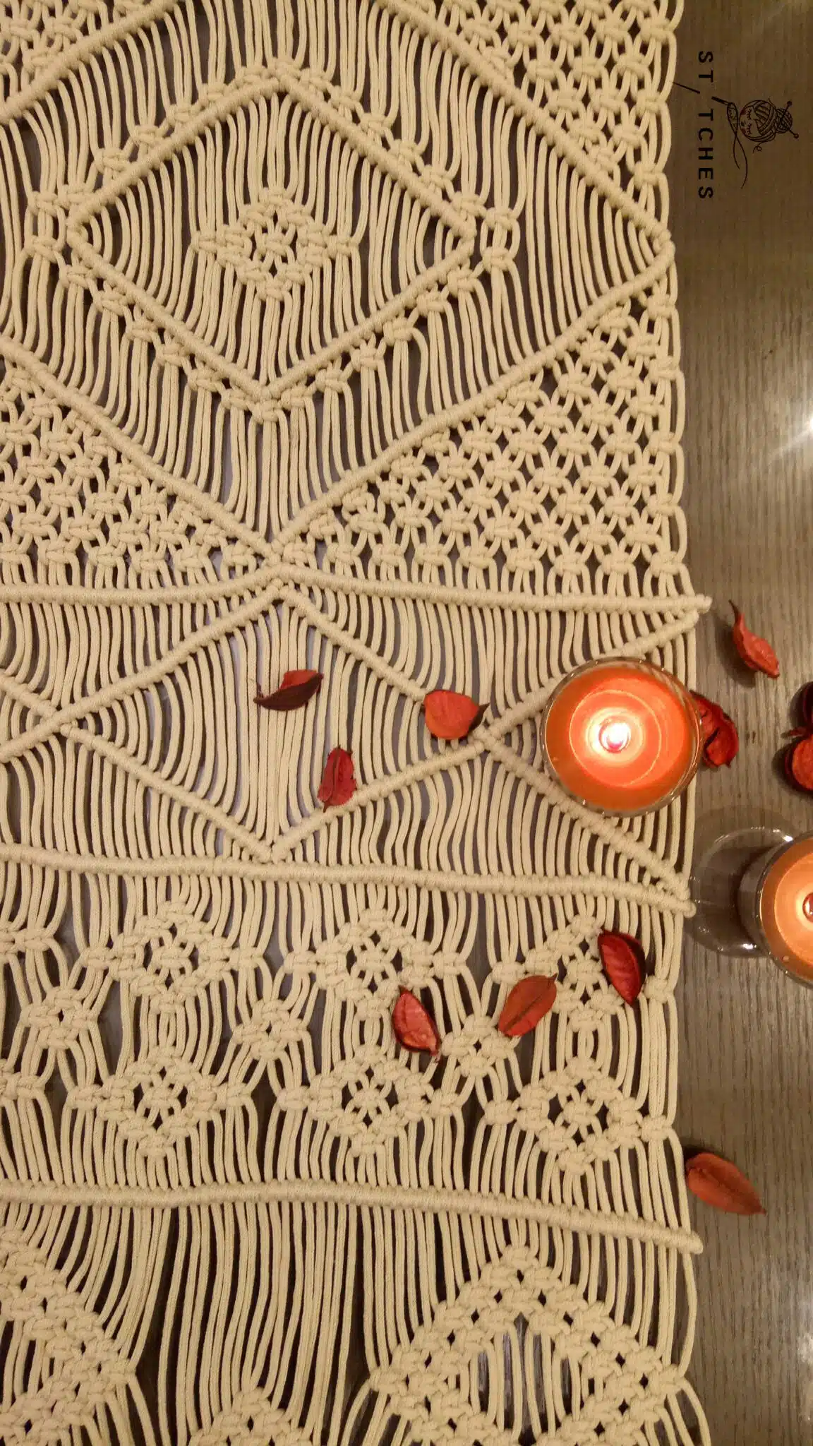 macrame table runner 3 IMG20190313200935 scaled