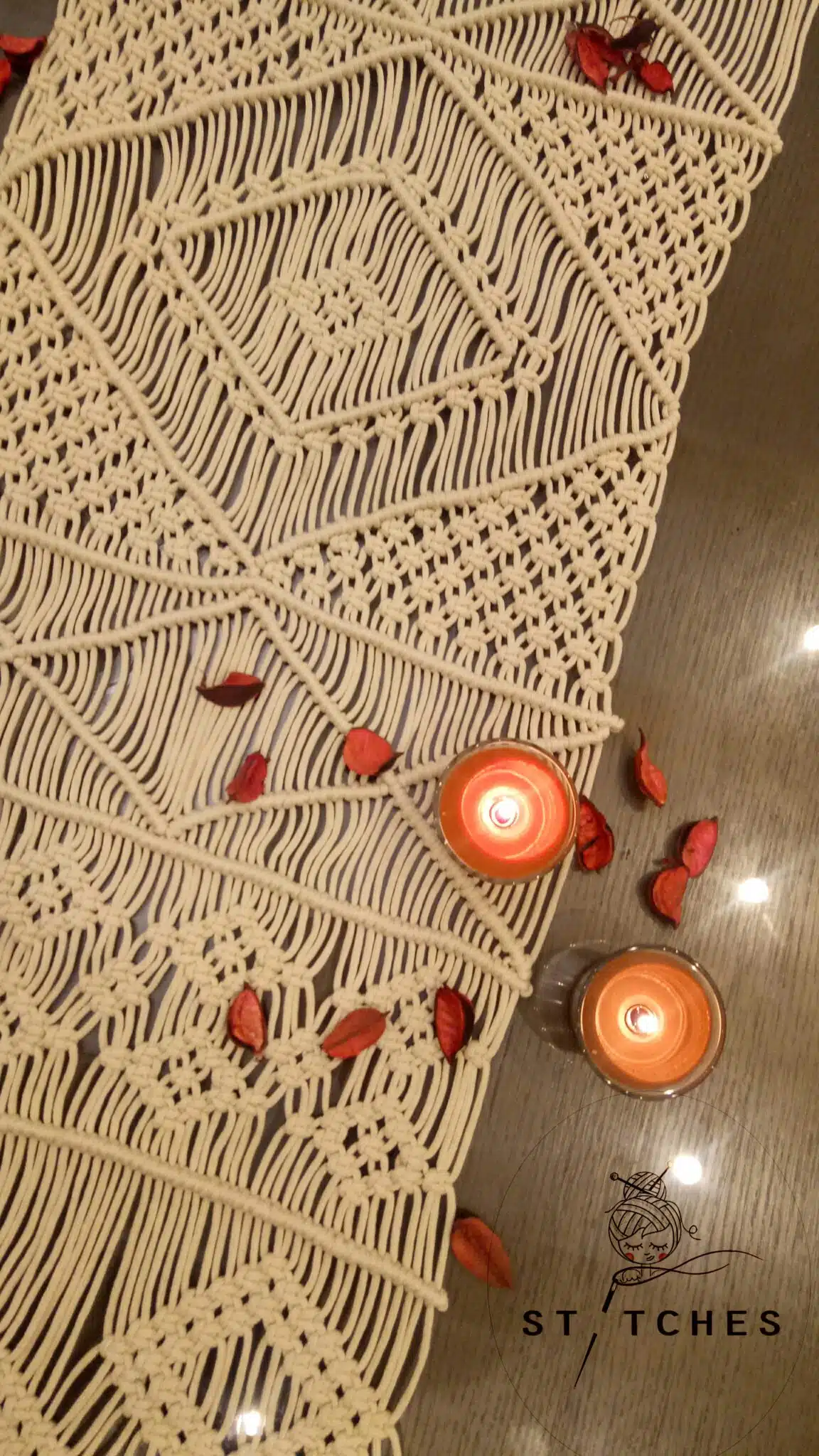 macrame table runner 2 IMG20190313200939 scaled