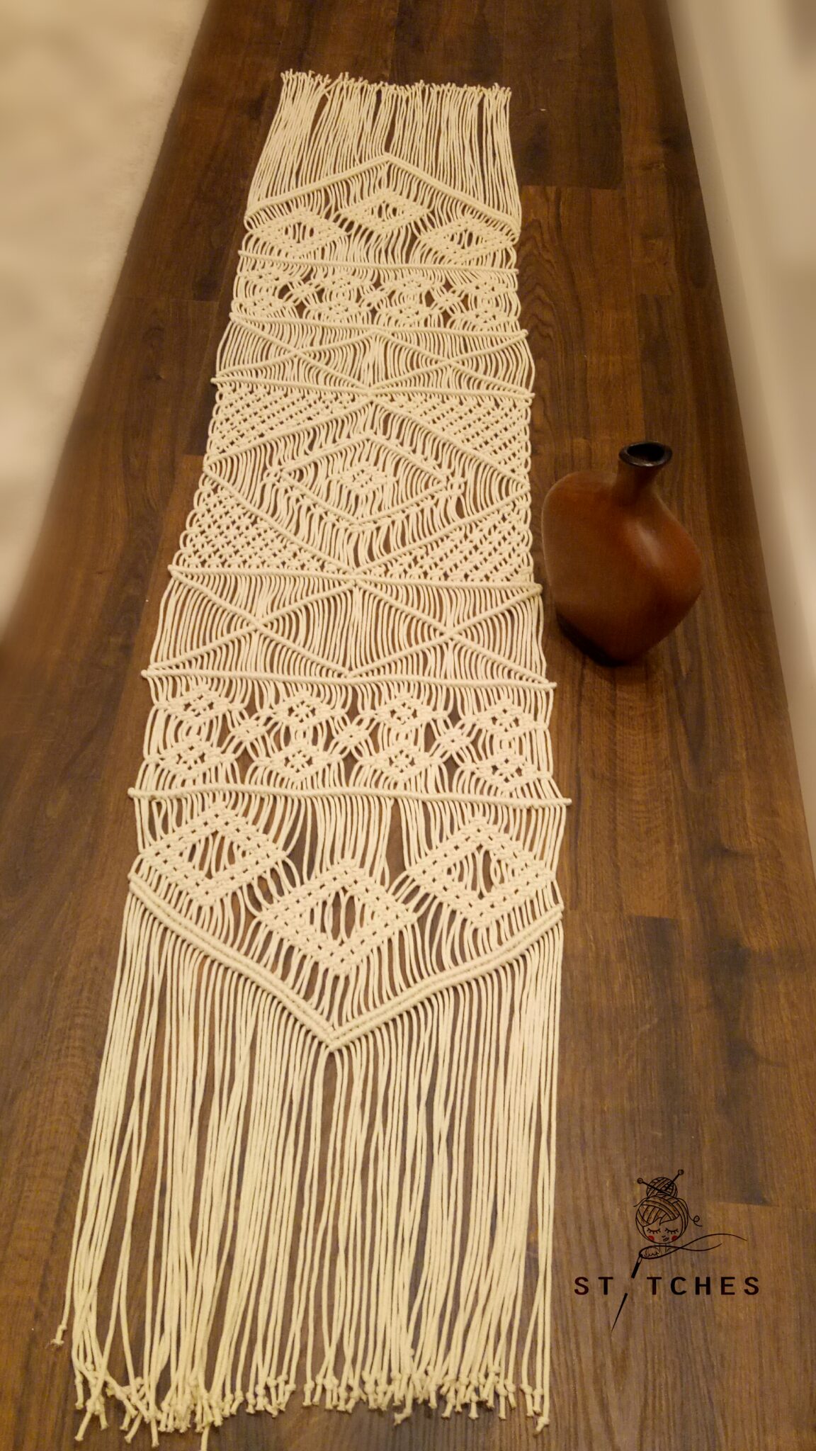 macrame table runner 6 IMG20190313201528 scaled