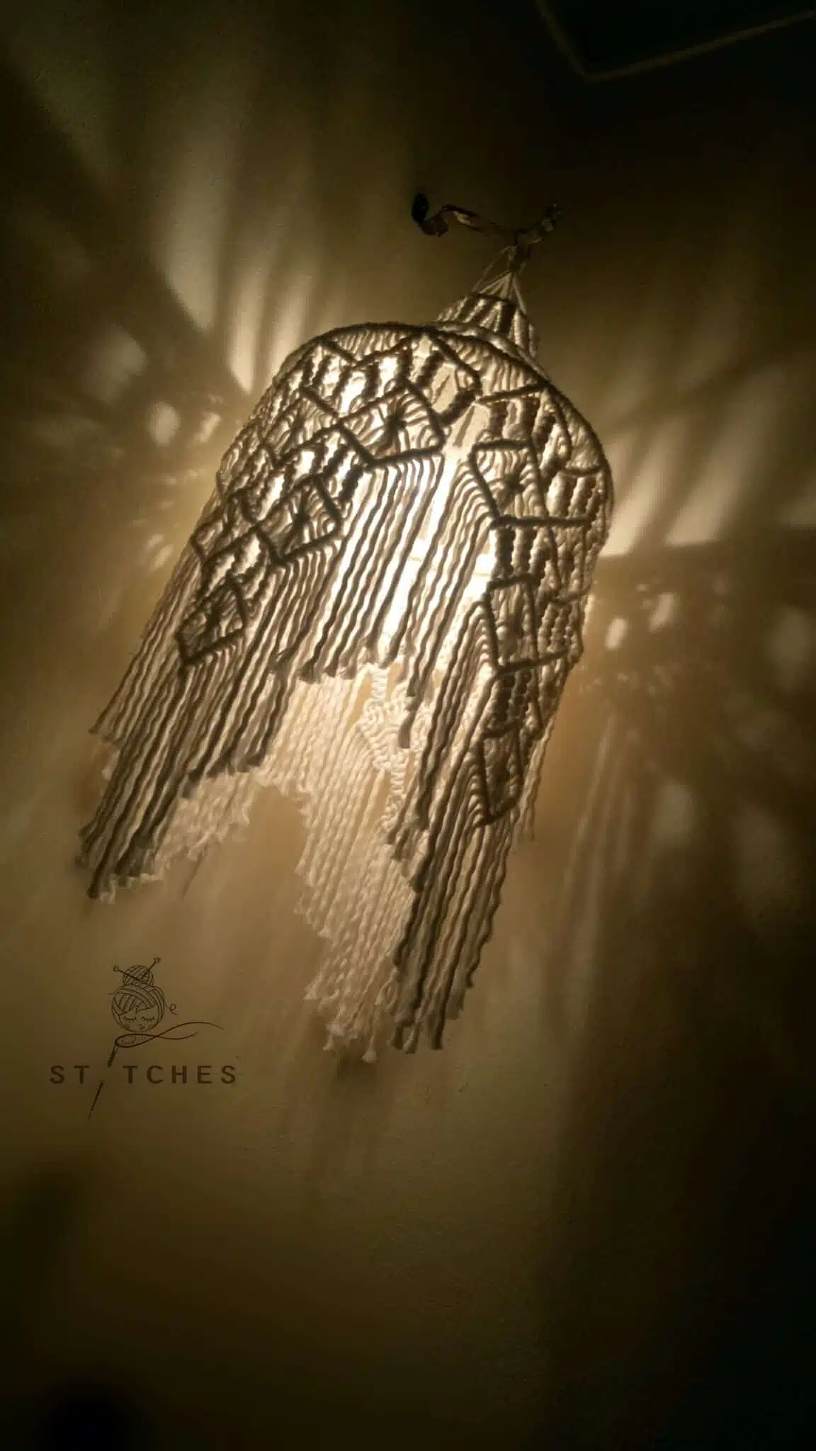 Elegant Macrame Lantern / Chandelier / Ceiling Decoration 5 IMG20190713195728 1 scaled