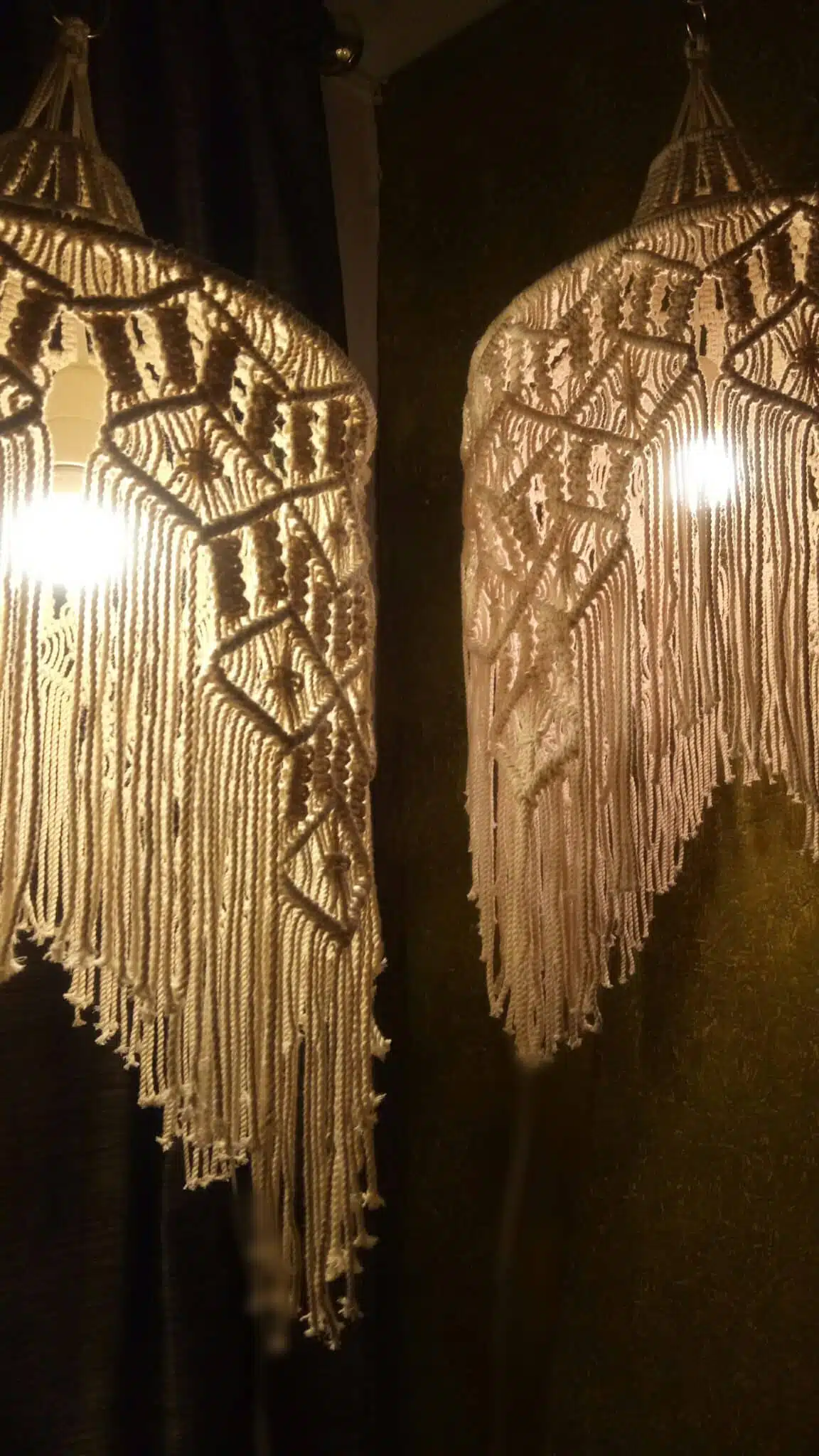 Elegant Macrame Lantern / Chandelier / Ceiling Decoration 3 IMG20210826202549 scaled