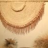 large half circle macrame wall hanging