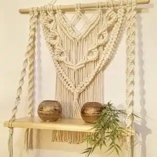 ZOYA macrame shelf