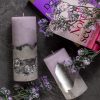 Concrete Candles Mauve set