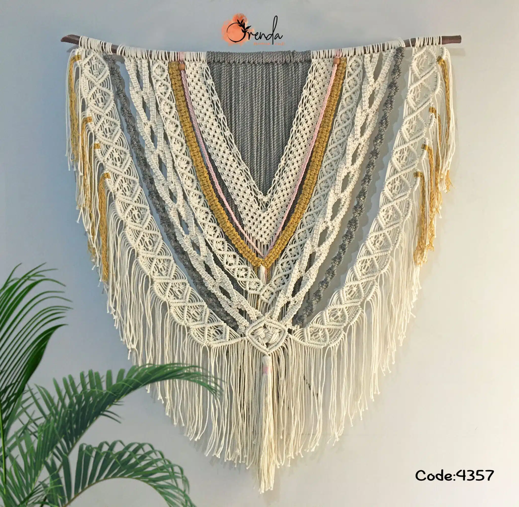 Ablian macrame wall hanging 1 Ablian macrame wall hanging