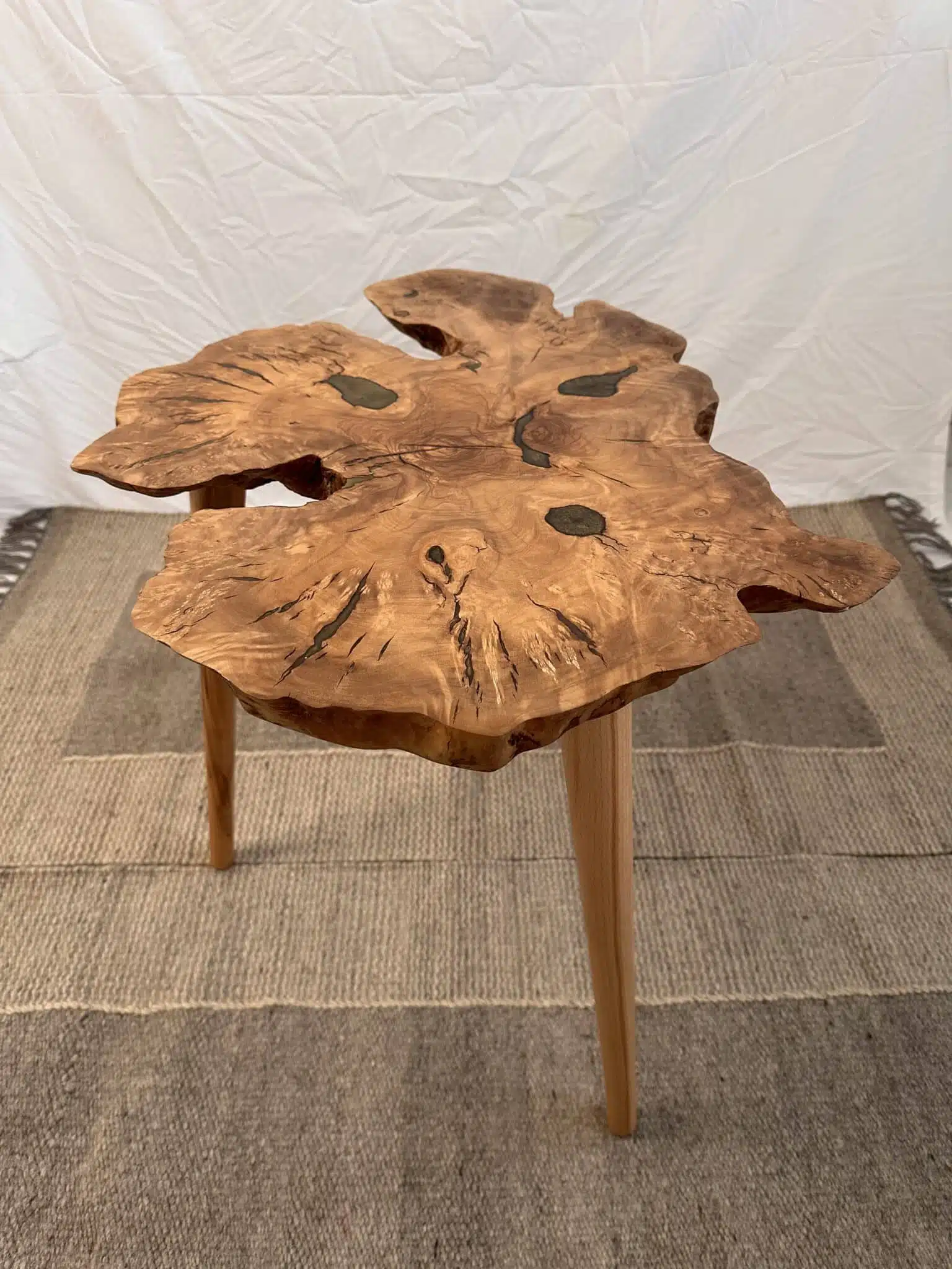 Olive Wood Live Edge Coffe Table 4 olive wood life edge coffee table