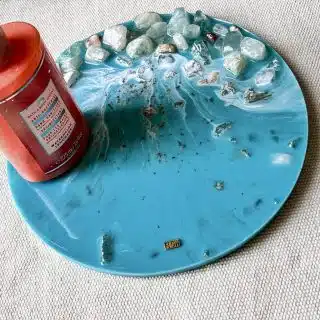 Handmade seascape platter