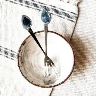 Stainless steel cake forks