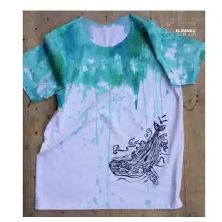 Tie Dye Whale Tshirt