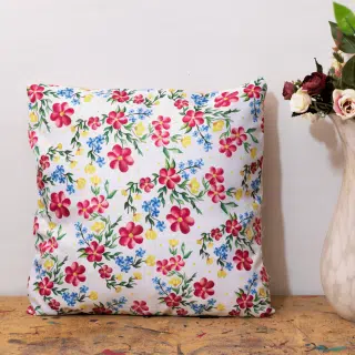 Vintage floral cushion cover
