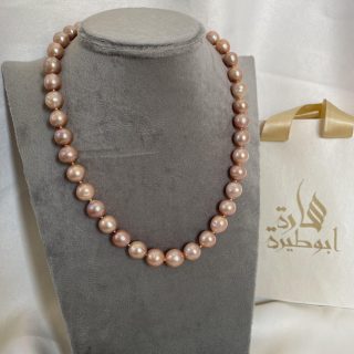 Creamy Gold Pearl Necklace