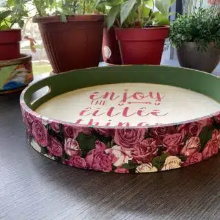 Fleuri Round Tray