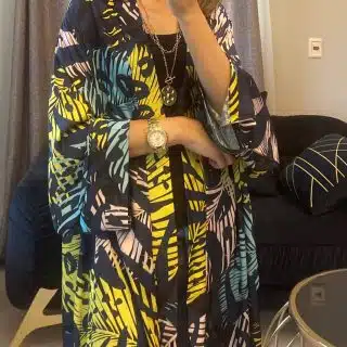 satin kimono
