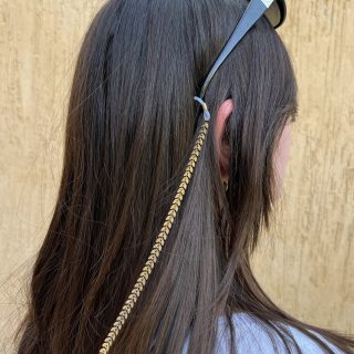 Gold sunglasses strap